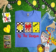 Load image into Gallery viewer, Tis The Season Baseball or Softball Dotted Frames DROPDOWN TRANSFER ET MAR 26
