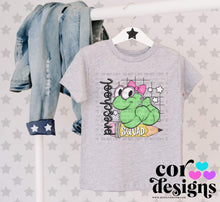 Load image into Gallery viewer, B2S Worm Pink Bow Grades DROPDOWN TRANSFER COR JUNE
