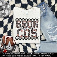 Load image into Gallery viewer, Let’s Go Football Faux Embroidery Checkered Mascots DROPDOWN TRANSFER CAP 24
