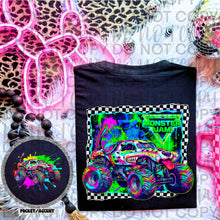 Load image into Gallery viewer, Monster J Neon Truck DROPDOWN With Pocket TRANSFER SWEET STAR FEB 26
