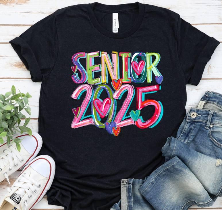 Senior 2025 Cheery Doodle TRANSFER