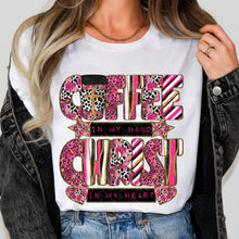 Load image into Gallery viewer, Coffee In My Hand Christ In My Heart Pink Leopard TRANSFER DWS FEB 26
