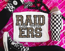 Load image into Gallery viewer, We Are Faux Embroidery Leopard Mascot DROPDOWN TRANSFER CAP
