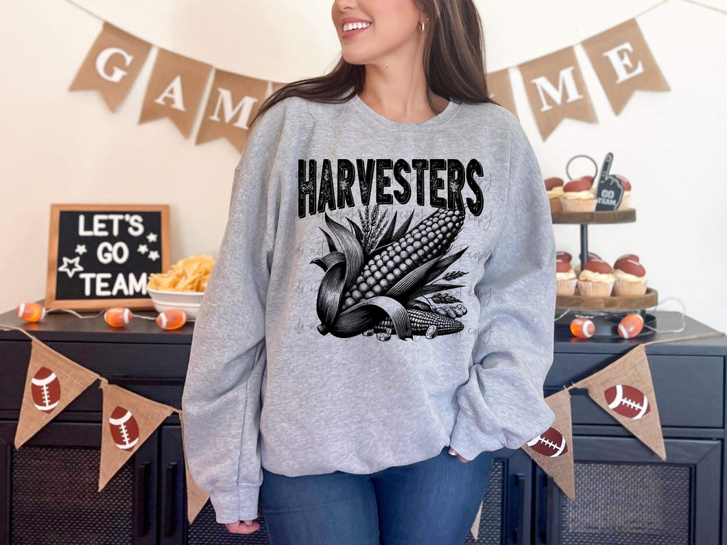 Harvesters BW Mascot TRANSFER
