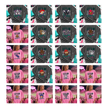 Load image into Gallery viewer, Let’s Go Pink Teal Mascots DROPDOWN TRANSFER BIA 2026
