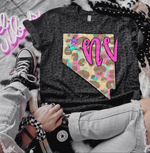 Load image into Gallery viewer, Preppy Bright Leopard States (all 50 states available) TRANSFER CAP APR
