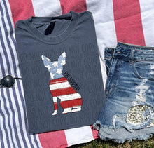 Load image into Gallery viewer, Patriotic Dog Designs Black Text SWD MAY DROPDOWN TRANSFER
