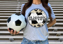 Load image into Gallery viewer, Leopard Soccer Background Mascot Dropdown TRANSFER CAP FEB
