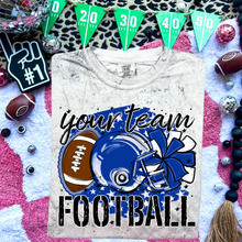 Load image into Gallery viewer, Your Team Football Customized DROPDOWN DTF TRANSFER BIA
