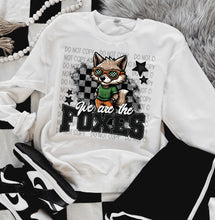 Load image into Gallery viewer, We Are The Mascots Checkered Stars Dropdown TRANSFER SWD TEMP
