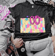 Load image into Gallery viewer, Preppy Bright Brushstroke States (all 50 states available) TRANSFER CAP APR
