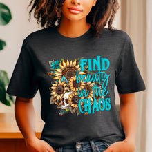 Load image into Gallery viewer, Find Beauty In The Chaos Sunflower Blue TRANSFER SDD
