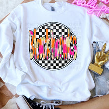 Load image into Gallery viewer, Preppy Checkered Mascot Dropdown TRANSFER SWD TEMP
