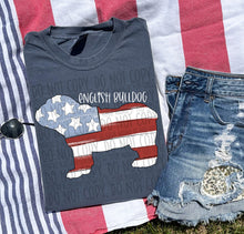 Load image into Gallery viewer, Patriotic Dog Designs White Text SWD MAY DROPDOWN TRANSFER
