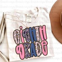 Load image into Gallery viewer, Pink Blue Gold Glitter Alpha B2S Grades DROPDOWN TRANSFER
