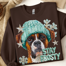 Load image into Gallery viewer, Stay Frosty Hand Painted Dog Collection Dropdown TRANSFER THREAD SEPT 25
