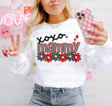 Load image into Gallery viewer, XOXO Red Black Checkered Names DROPDOWN TRANSFER CAP JAN
