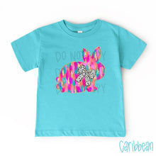 Load image into Gallery viewer, Brushstroke Gold Foil Bunny Side With Bow TRANSFER ARA
