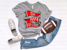Load image into Gallery viewer, Mascot Proud Loud &amp; Proud Pennant Trio Customized DROPDOWN DTF TRANSFER
