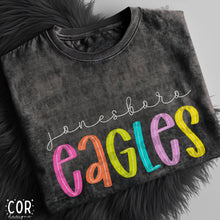 Load image into Gallery viewer, Neon Bright Line Eagles DROPDOWN TRANSFER COR
