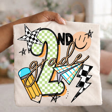 Load image into Gallery viewer, Checker Star Pencil School Grades TRANSFER CSC JUNE 26
