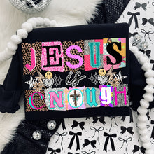 Load image into Gallery viewer, Jesus Is Enough Leopard Zebra Magazine Cutout TRANSFER DWS FEB 26
