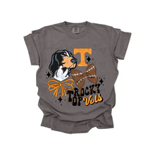 Load image into Gallery viewer, Football Bow Team DROPDOWN TRANSFER MWG JUNE 25
