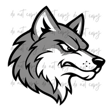 Load image into Gallery viewer, Front Or Side Logo Sports Custom Name Mascot DROPDOWN DTF TRANSFER
