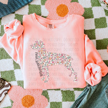 Load image into Gallery viewer, Floral Dog Mom DROPDOWN TRANSFER SWD FEB
