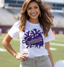 Load image into Gallery viewer, Cheer Mega Phone And Stars (Add Team Name)  Customized DTF TRANSFER
