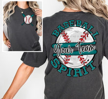 Load image into Gallery viewer, Baseball Spirit With Pocket Customized DROPDOWN DTF TRANSFER BIA
