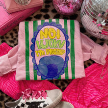 Load image into Gallery viewer, Not Lucky I’m Blessed Stripe TRANSFER KAYNDI FEB 26
