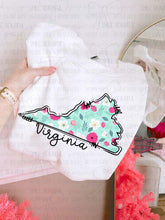 Load image into Gallery viewer, Pink Floral States (all 50 states available) TRANSFER CARTER MAR 26

