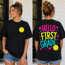 Load image into Gallery viewer, Hello Pink Yellow Smile Grades WITH POCKET DROPDOWN TRANSFER PARJO JULY 26
