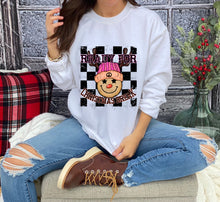 Load image into Gallery viewer, Ready For Christmas Break Reindeer Beanie Checkered (DROP DOWN COLORS) TRANSFER
