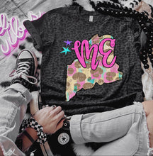 Load image into Gallery viewer, Preppy Bright Leopard States (all 50 states available) TRANSFER CAP APR
