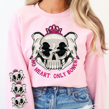Load image into Gallery viewer, No Heart Only Bones SLEEVE OPTION TRANSFER DWS
