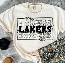 Load image into Gallery viewer, Stacked Mascots With Leopard Frame Dropdown TRANSFER BIA 25
