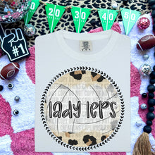 Load image into Gallery viewer, Leopard Volleyball Background Mascot Dropdown TRANSFER CAP FEB
