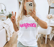 Load image into Gallery viewer, Pink Handlettering Mascot Dropdown TRANSFER CAP FEB
