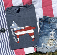 Load image into Gallery viewer, Patriotic Dog Designs White Text SWD MAY DROPDOWN TRANSFER

