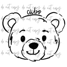 Load image into Gallery viewer, Doodle Single Color Mascots Dropdown TRANSFER
