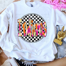 Load image into Gallery viewer, Preppy Checkered Mascot Dropdown TRANSFER SWD TEMP
