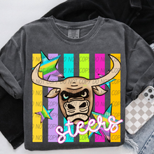Load image into Gallery viewer, Neon Stripes Mascots DROPDOWN TRANSFER CSD APR 26
