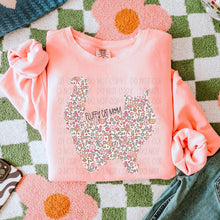 Load image into Gallery viewer, Floral Cat Mom DROPDOWN TRANSFER SWD FEB
