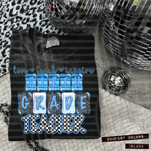 Load image into Gallery viewer, Blue Checker Grades Teacher DROPDOWN TRANSFER CAP MAY 25
