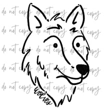 Load image into Gallery viewer, Doodle Single Color Mascots Dropdown TRANSFER
