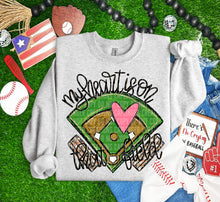 Load image into Gallery viewer, My Heart Is On That Field Colored Heart  DROPDOWN TRANSFER CAP MAR
