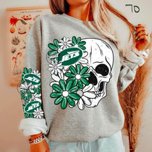 Load image into Gallery viewer, Floral Skulls And Letters Sports Team With Sleeve TRANSFER MMD
