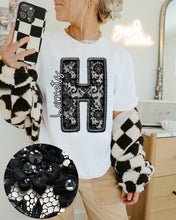 Load image into Gallery viewer, Black Lace Mascot Dropdown TRANSFER CAP FEB
